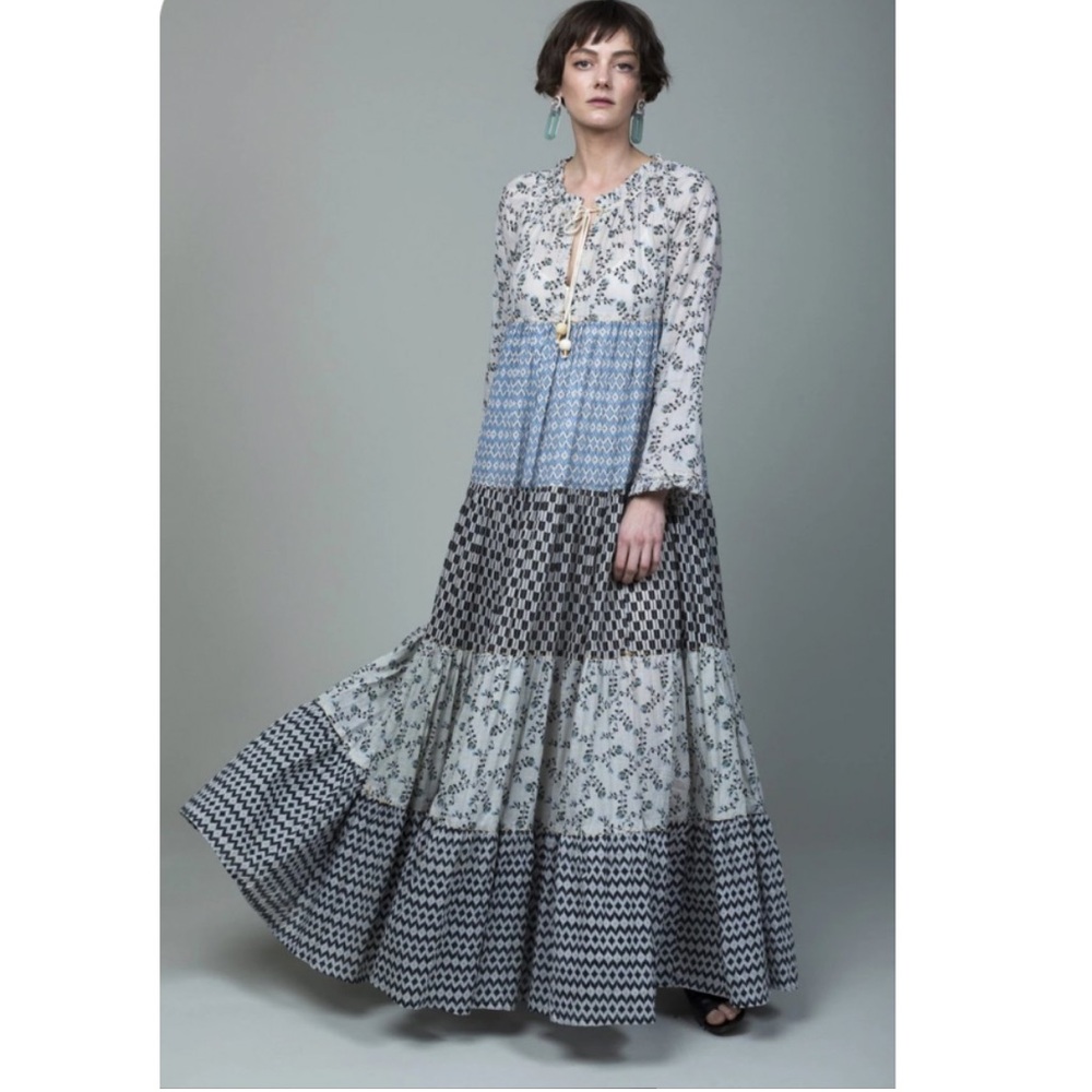 Yvonne S Maxi Dress Embroidered Floral